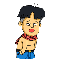[LINEスタンプ] Little boy country