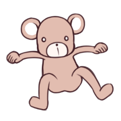 [LINEスタンプ] くまの子