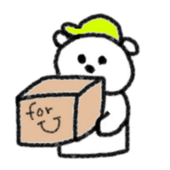 [LINEスタンプ] シンプル表情くま。