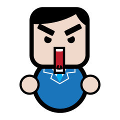 [LINEスタンプ] Square Salaryman