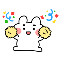[LINEスタンプ] cute Bunny Buddy