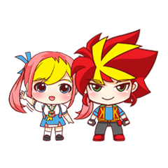 [LINEスタンプ] Kidz and Kitty