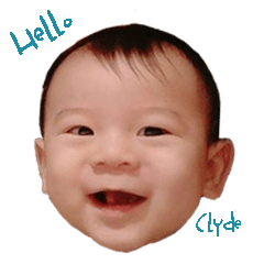 [LINEスタンプ] baby Clyde