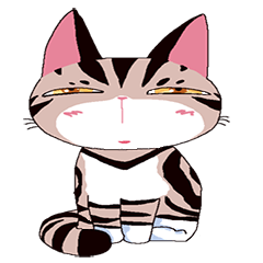 [LINEスタンプ] pipi cat