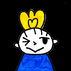 [LINEスタンプ] 可愛い お団子頭の女の子