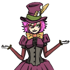 [LINEスタンプ] Mad Hattress Tea Party