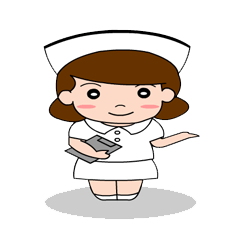 [LINEスタンプ] working nurse