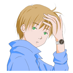 [LINEスタンプ] 碧い瞳で嘘をつく 第2弾