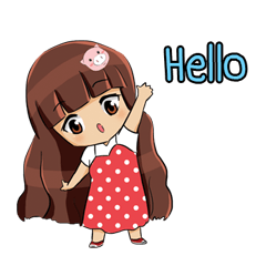 [LINEスタンプ] English with Eve