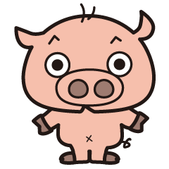 [LINEスタンプ] 豚印＜TONJIRU＞