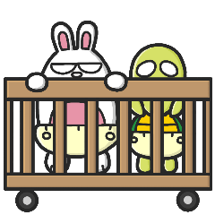 [LINEスタンプ] baby banny bunny