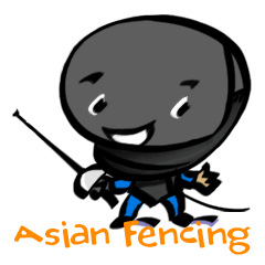 [LINEスタンプ] Asian Fencing