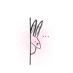 [LINEスタンプ] ゆるだるうさぎ