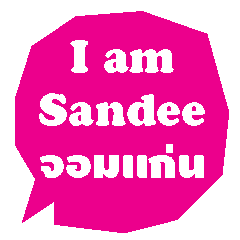 [LINEスタンプ] Sandee Jomkhan