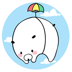 [LINEスタンプ] モチ クマ