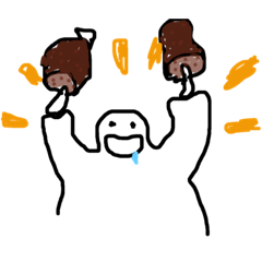 [LINEスタンプ] ざっちんのお肉。