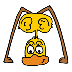 [LINEスタンプ] duck off！