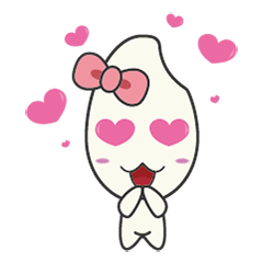 [LINEスタンプ] rice miss