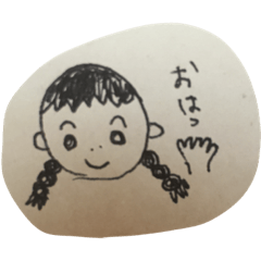 [LINEスタンプ] しおみ画伯 挨拶編