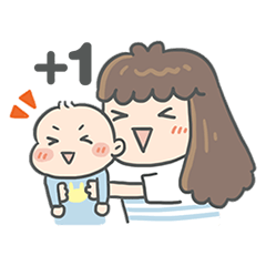 [LINEスタンプ] YanComic : busy mama