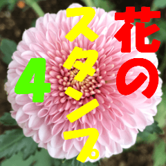 花のスタンプ 4