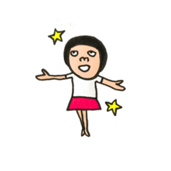 [LINEスタンプ] 日々のおかっぱ