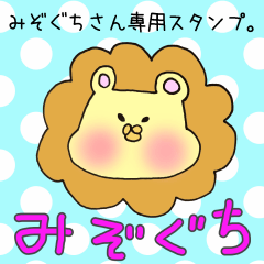 [LINEスタンプ] みぞぐちさん専用スタンプの画像（メイン）