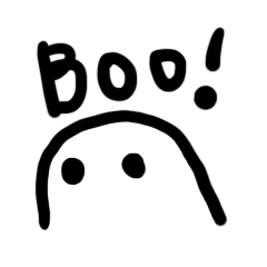 [LINEスタンプ] Scary Scary night