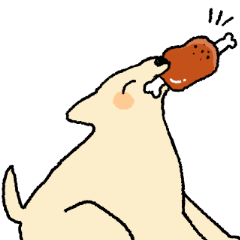 [LINEスタンプ] やさしい顔の犬