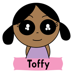 [LINEスタンプ] Toffy Girl baby
