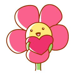 [LINEスタンプ] Cute Cartoon Flower