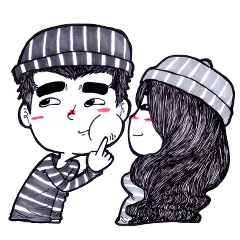 [LINEスタンプ] call me sweetheart (ENG)