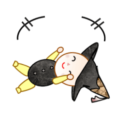 [LINEスタンプ] 動く着ぐるみ赤ちゃん