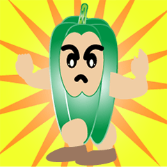 [LINEスタンプ] pepper brother and sister
