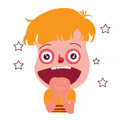 [LINEスタンプ] Blonde Guy In New Day