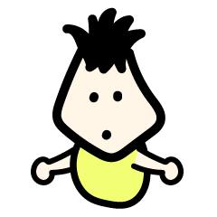 [LINEスタンプ] ナス男くん