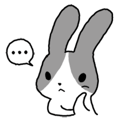 [LINEスタンプ] Rabbit kk