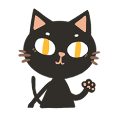 [LINEスタンプ] Charcoal Cat