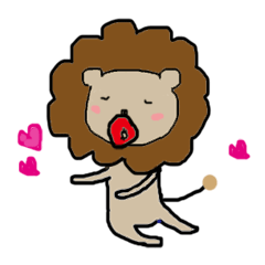 [LINEスタンプ] Little Q Lion