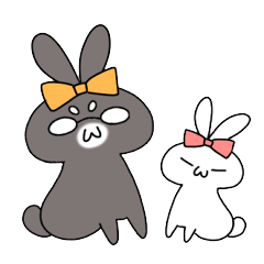 [LINEスタンプ] うさぎゃーーー