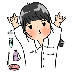 [LINEスタンプ] Dek-LAB ,, Laboratory