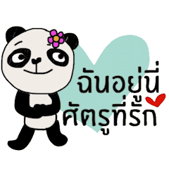 [LINEスタンプ] Happy Panda in Juneの画像（メイン）