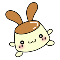 [LINEスタンプ] うさぎぷりん