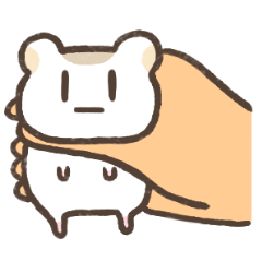 [LINEスタンプ] Kawaii Moe Hamster