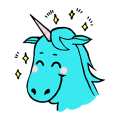 [LINEスタンプ] Unicorn Larry