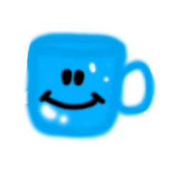 [LINEスタンプ] eye circle glass 