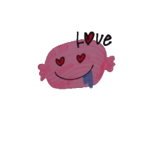 [LINEスタンプ] カワイイ キャンディー ちゃん