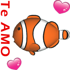 [LINEスタンプ] (In Spanish) CG Clownfish (1)の画像（メイン）