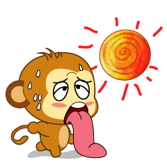 [LINEスタンプ] Always Having Fun Monkeys_2