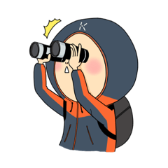 [LINEスタンプ] 鳥見な日々